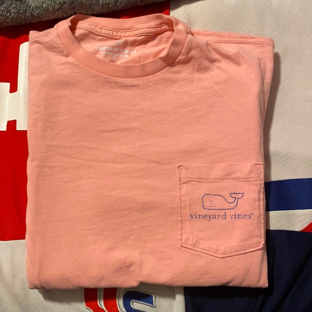 Pink Vineyard Vines Long Sleeve Tee